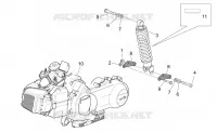 Engine - Rear shock absorber