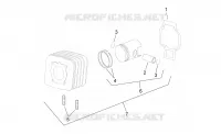 Cylinder with piston
