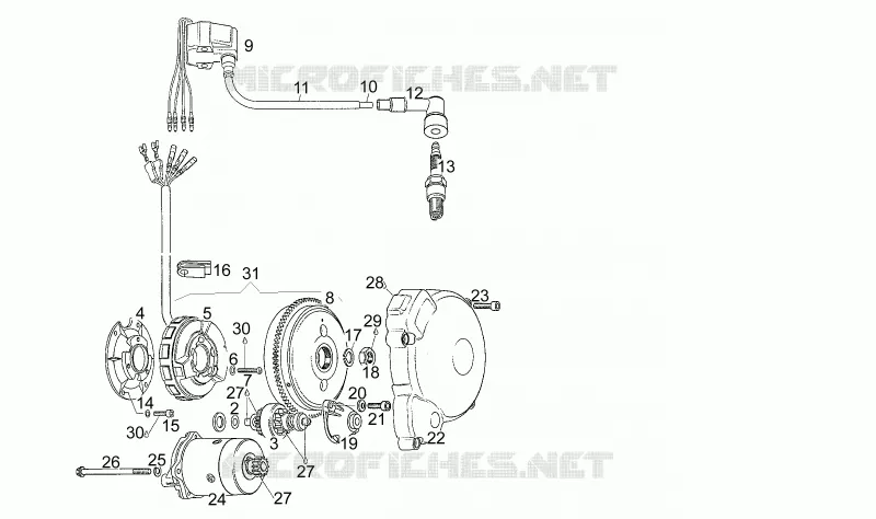 Cdi magneto assy