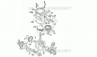 Drive shaft - Cylinder - Piston T