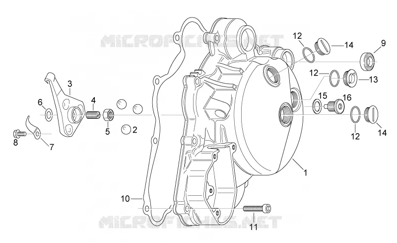 Clutch cover