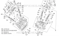 Cylinder head and valves