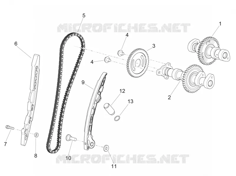 Rear cylinder timing system