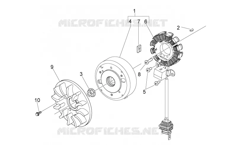 Cdi magneto assy