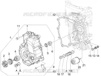 Flywheel magneto cover - Oil filter