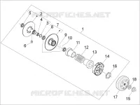 Driven pulley