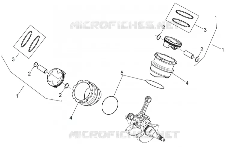 Cylinder with piston
