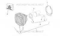 Cylinder with piston