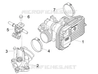 Throttle body - Injector - Union pipe
