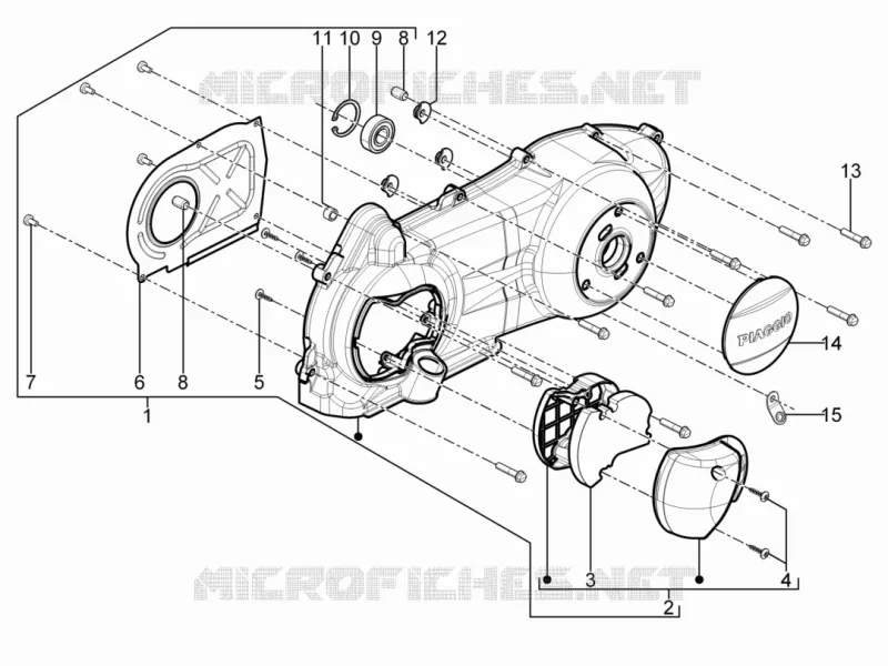Crankcase cover - Crankcase cooling