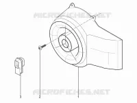 Flywheel magneto cover - Oil filter