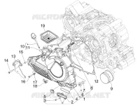 Flywheel magneto cover - Oil filter