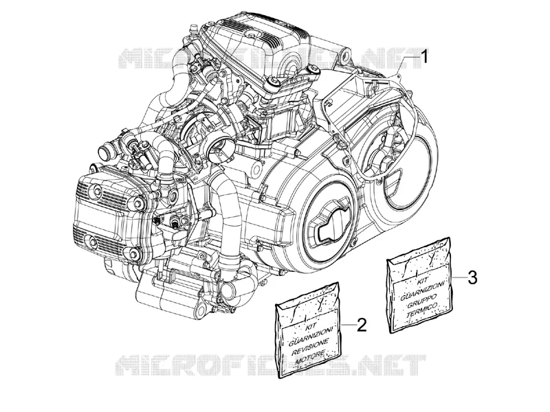 Engine, assembly