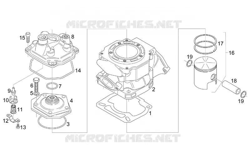 Cylinder - Head - Piston