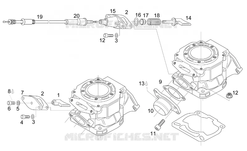 Cylinder - Exhaust valve