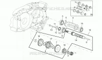 Primary gear shaft 5 Speed