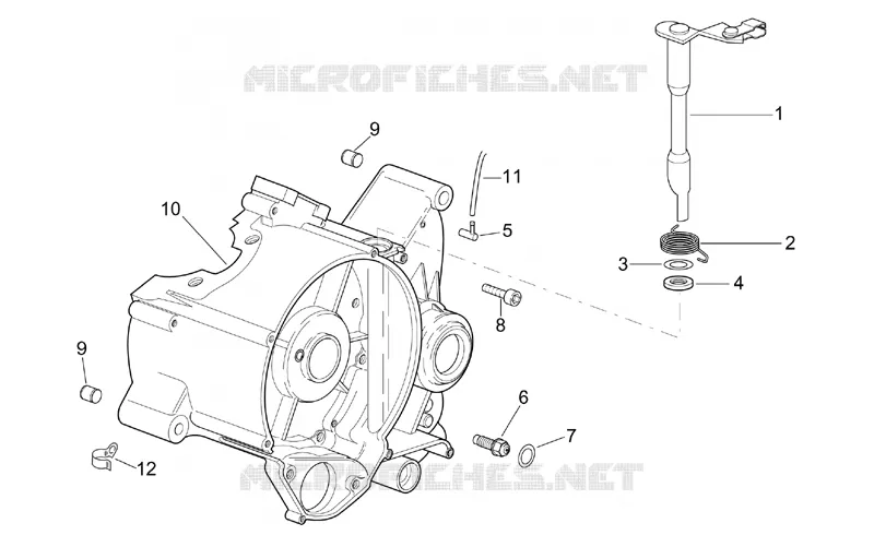 Left crankcase