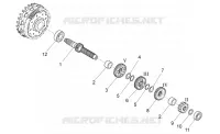 Primary gear shaft
