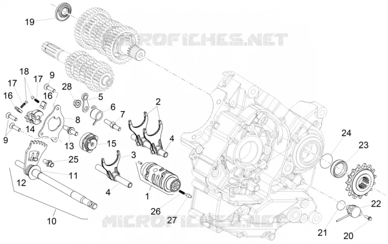 Gear box selector