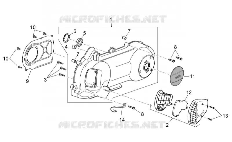 Variator cover