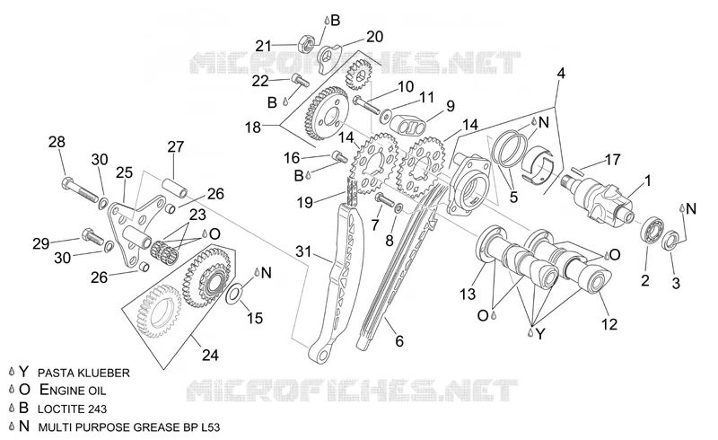 Rear cylinder timing system