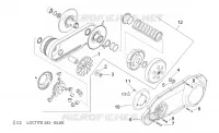 Speed variator w/ clutch