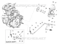 Engine-Completing part-Lever