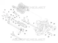Gear box / Selector / Shift cam