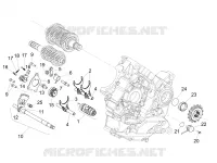 Gear box / Selector / Shift cam