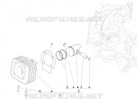 Cylinder-piston-wrist pin unit