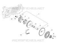 Half-pulley assy., driving