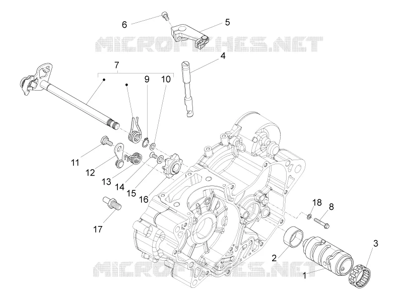 GEAR CHANGE MECHANISM