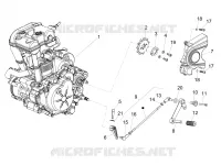 ENGINE - GEAR LEVER - SPROCKET