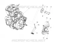 ENGINE - GEAR LEVER - SPROCKET