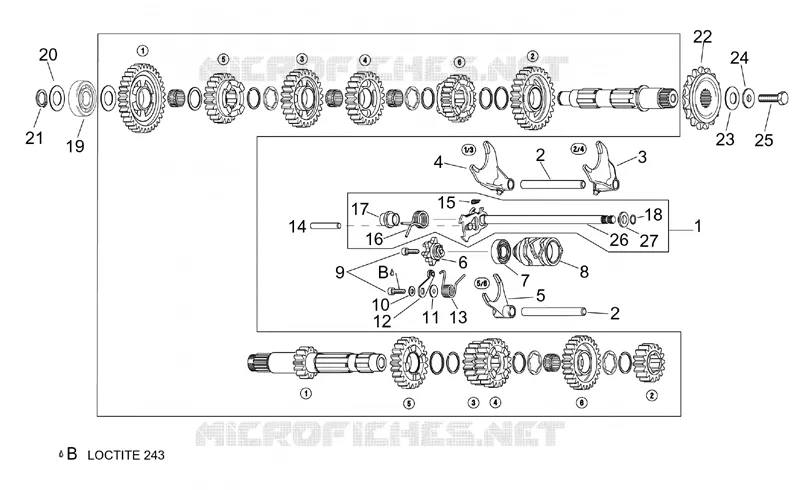 Gear box selector
