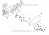Half-pulley assy., driving