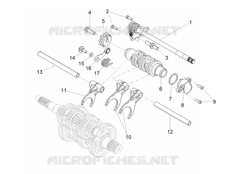 GEAR CHANGE MECHANISM