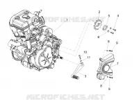 ENGINE - GEAR LEVER - SPROCKET