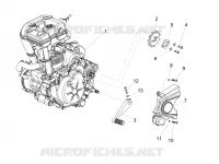 ENGINE - GEAR LEVER - SPROCKET