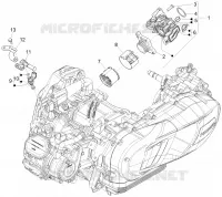 Throttle body - Injector - Inlet manifold