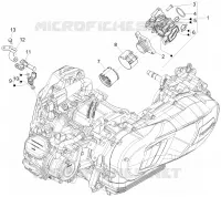 Throttle body - Injector - Inlet manifold