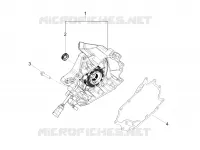 FLYWHEEL COVER - OIL FILTER