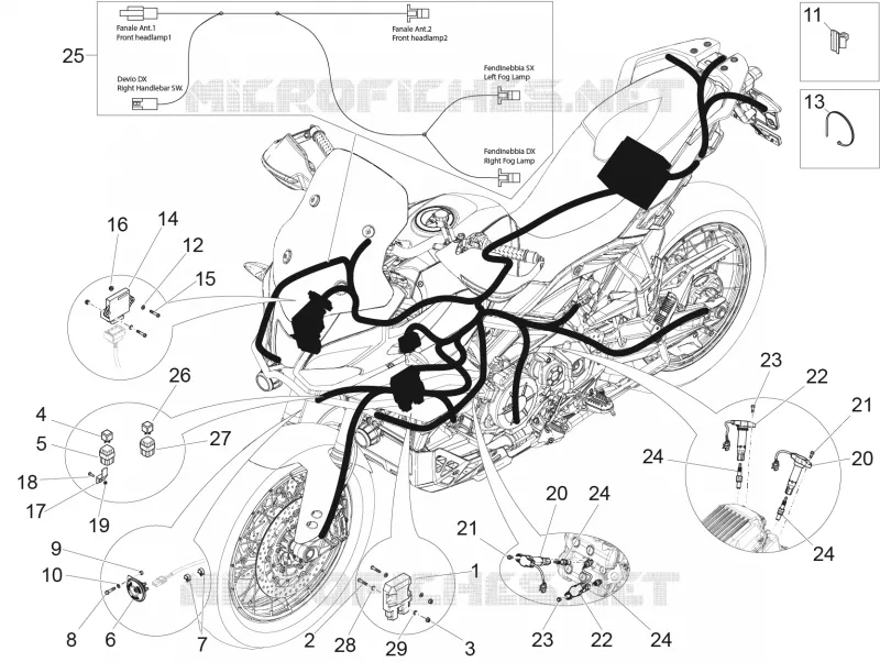 Front electrical system