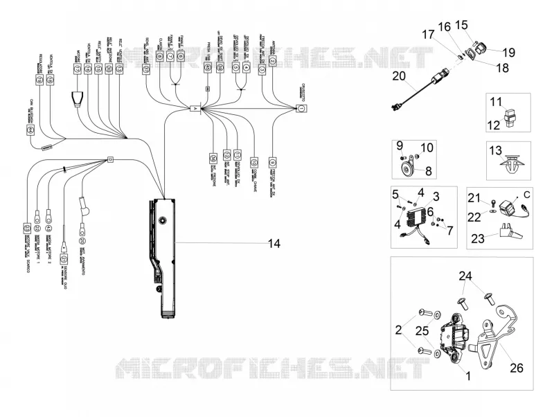 Front electrical system