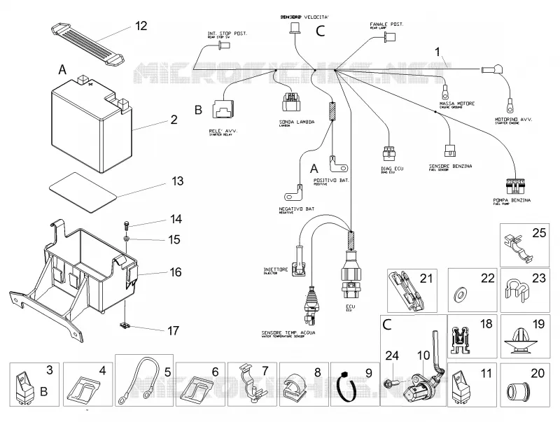 Rear electrical system