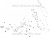 Rear master cylinder