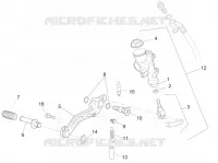 Rear master cylinder