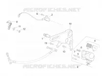 Rear brake caliper