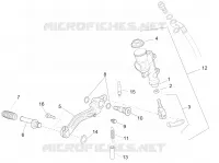 Rear master cylinder