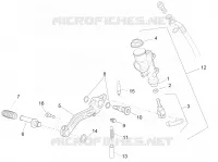 Rear master cylinder